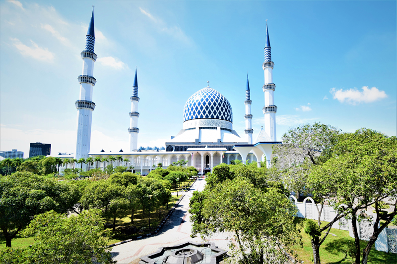 attractions in Shah Alam @Blue-Mosque