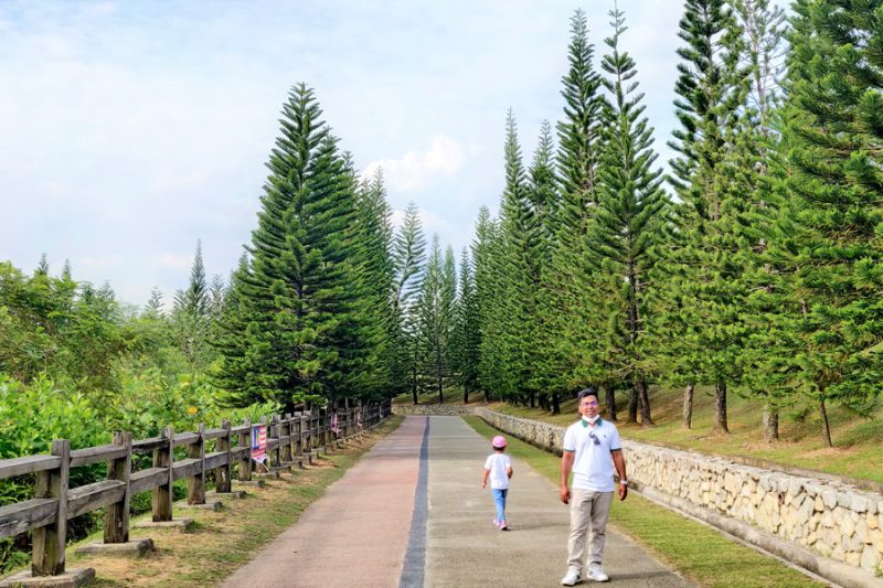 European-style park in Malaysia