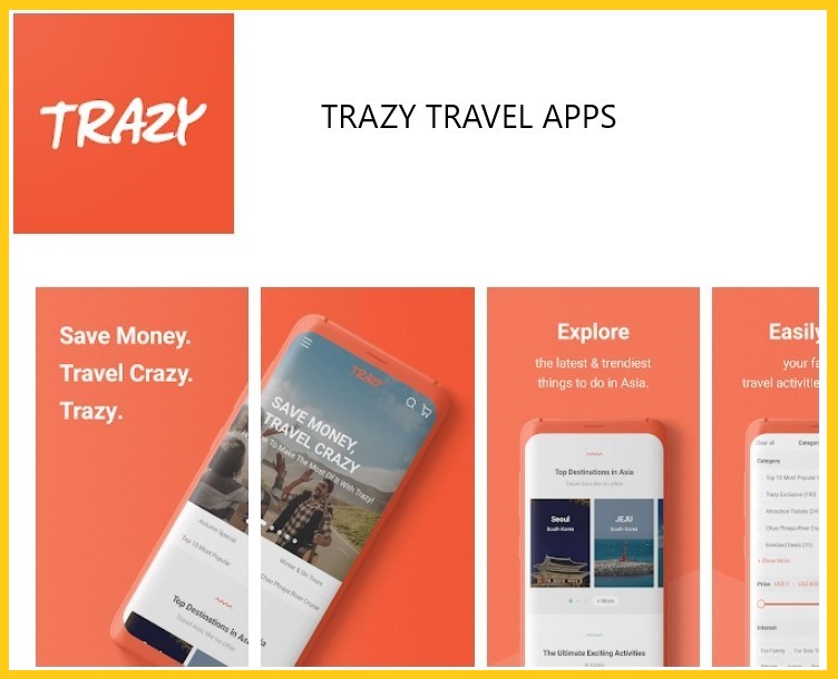 Trazy travel apps