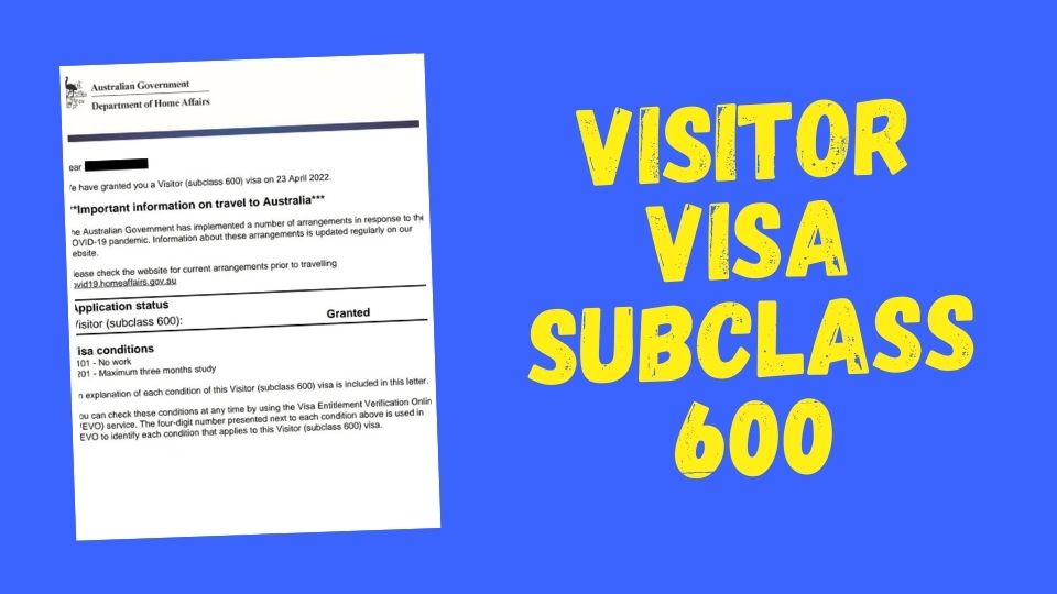 Australian visitor Visa