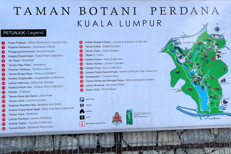 Perdana-Botanical-Garden-map