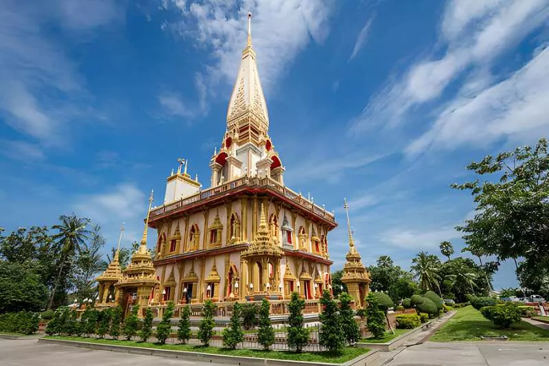 Phuket Travel Tips: A Complete Guide for First-Time Visitors 7 Ornate temple under a blue sky